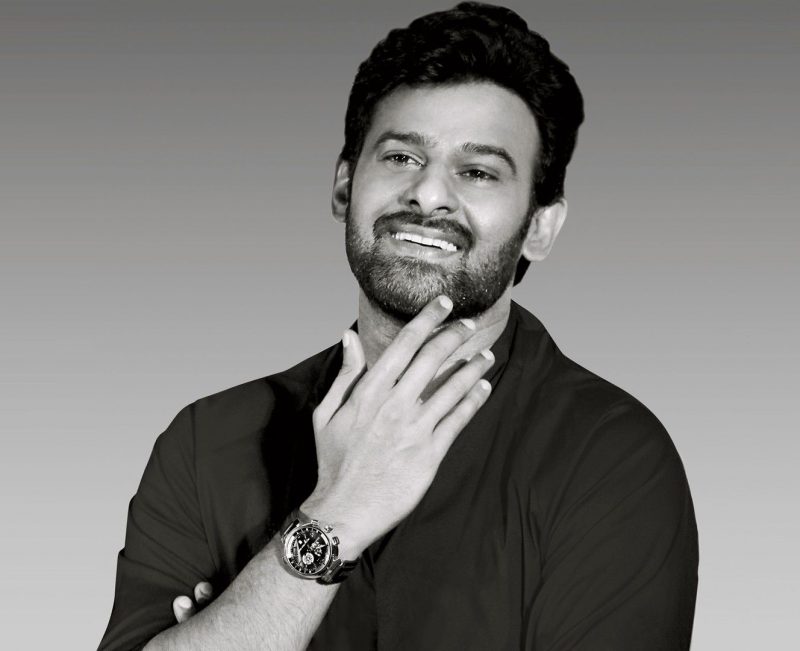 prabhas in black t shirt