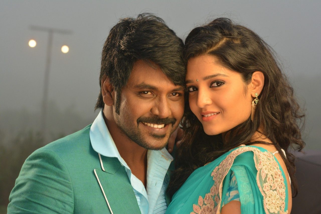 Latest Romantic Movie Still Of Rithika Singh With Lawrence