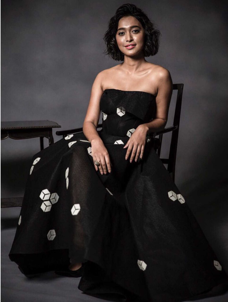 Photoshot Of Sayani Gupta In Hot Black Dress