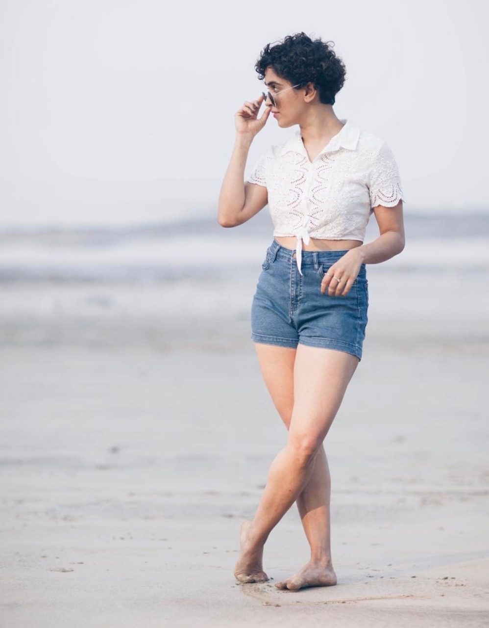 Stylish Photoshoot Of Sanya Malhotra On Beach