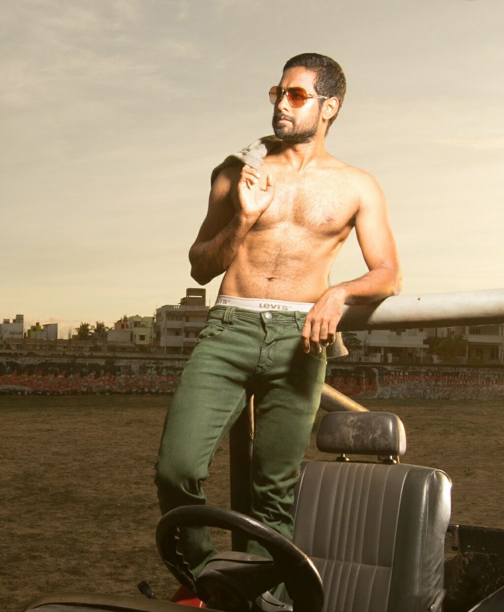 Actor Aari Shirtless Hot Photoshoot