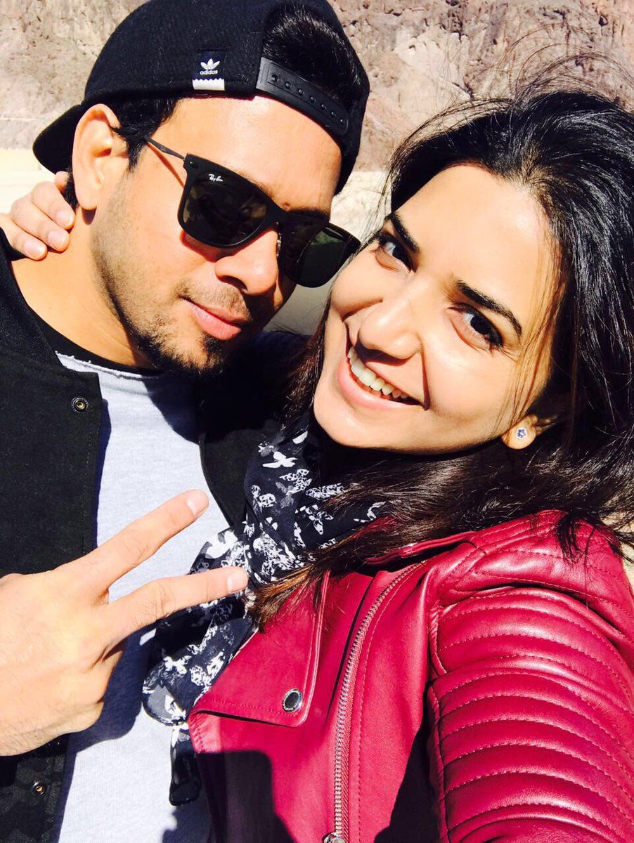 Bharath And His Wife Selfie Pics
