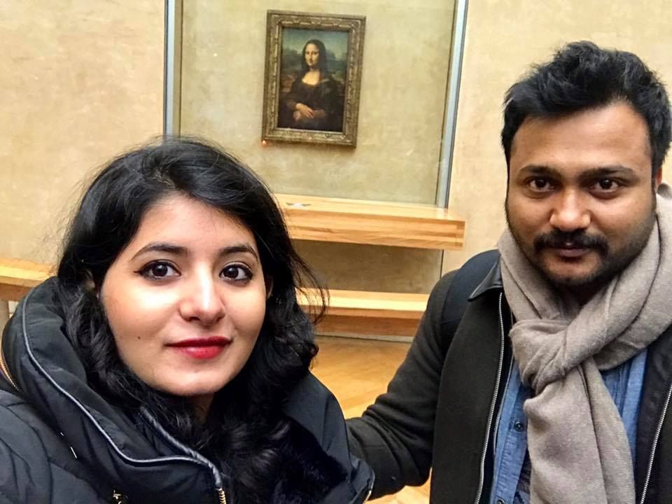 Bobby Simha With His Wife