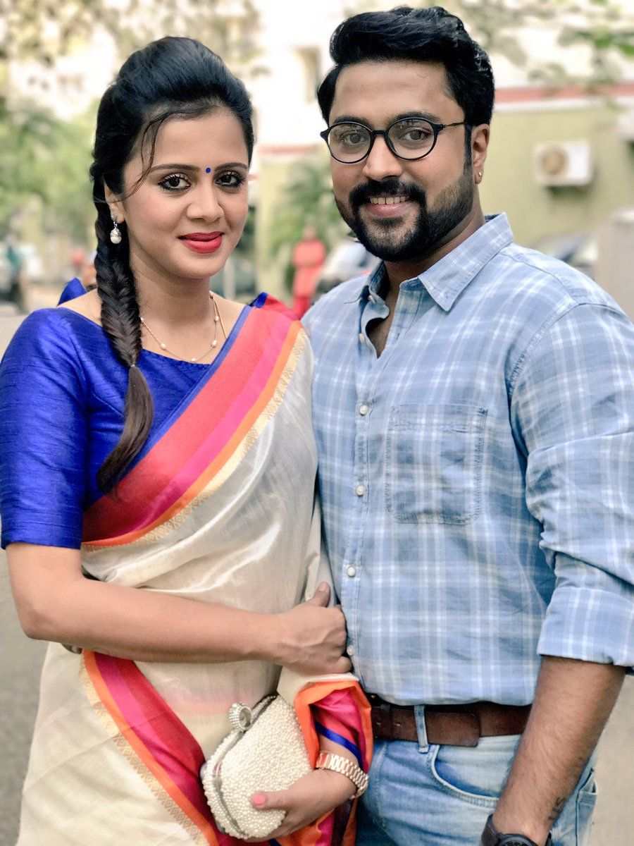 Chandran With His Wife