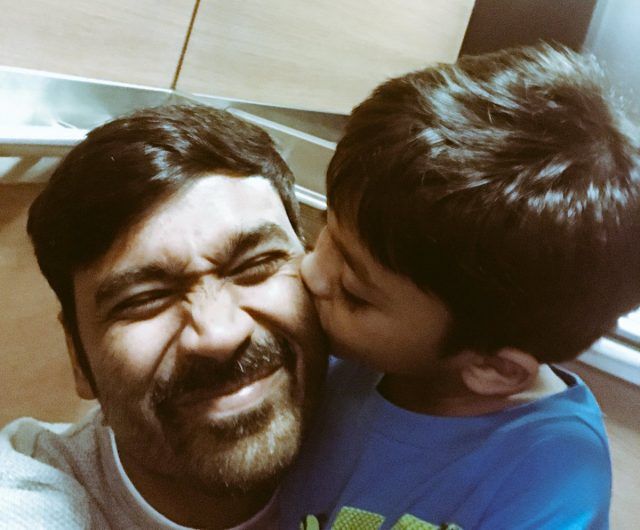 Dhanush With His Son