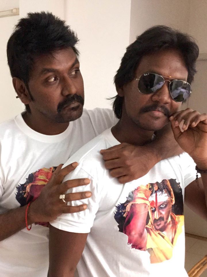 Raghava Lawrence And His Brother Funny Pics