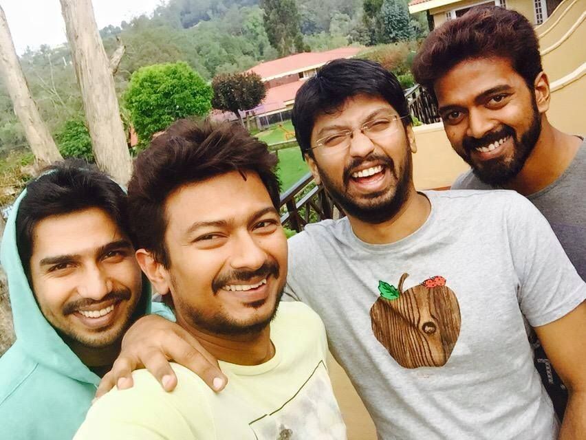 Udhayanidhi Stalin With His Friends Selfie