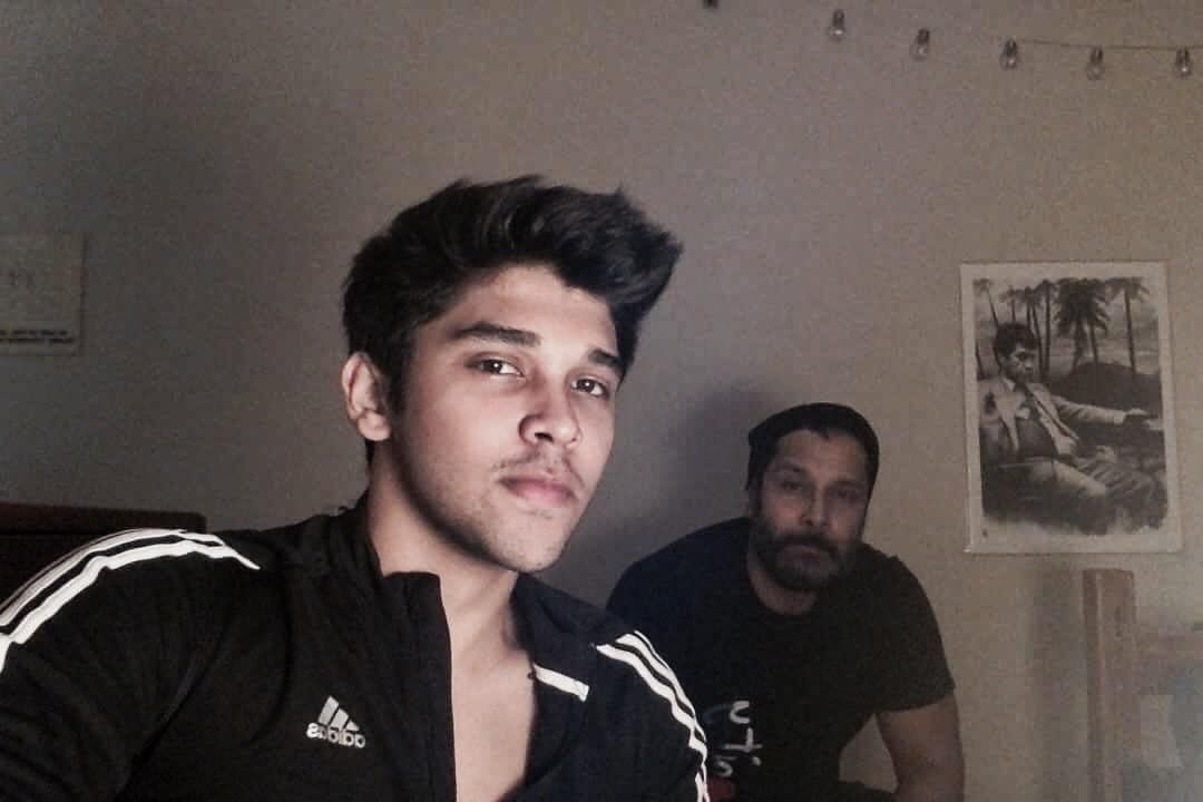 Vikram And His Son Selfie Image